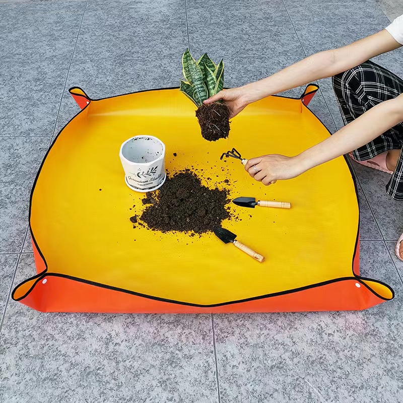 Snake Plant Ceramic - เสื่อรองเปลี่ยนดินสำหรับสวนพรมกันน้ำหนาเครื่องมือทำสวนกระถางดอกไม้นำกลับมาใช้ใหม่ได้