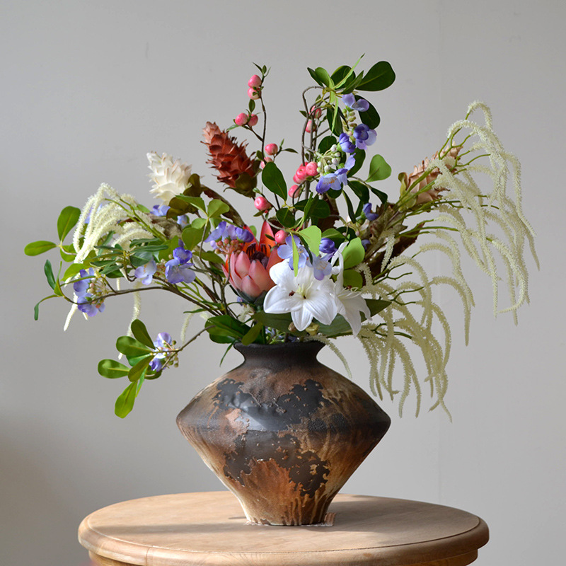 String Of Pearls Plant - ดอกไม้ประดิษฐ์ทรงแครปเปิ้ล 85 ซม. สำหรับตกแต่งบ้าน ร้านอาหาร งานแต่งงาน