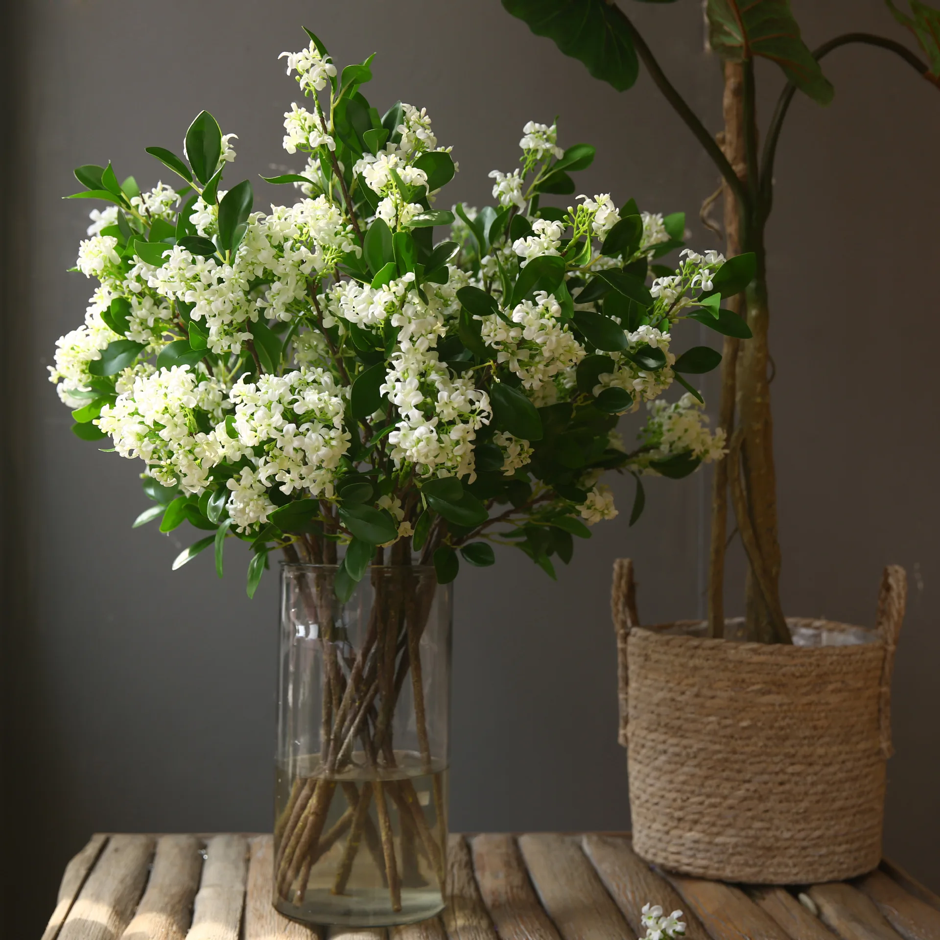72 ซม.ประดิษฐ์ Murraya สาขาดอก - String Of Pearls Plant บทวิจารณ์และราคา