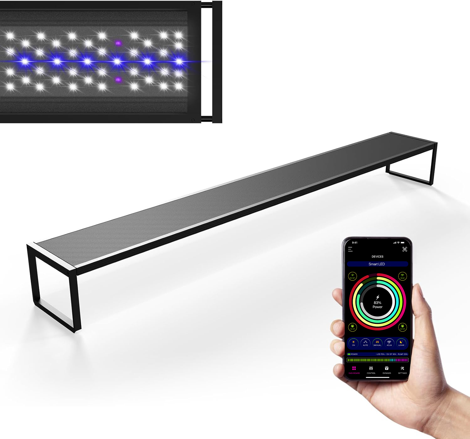 LED Aquarium light MICMOL Extr - Plant Parent App บทวิจารณ์และราคา