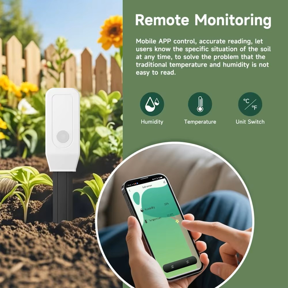 เครื่องวัดความชื้นในดินแบบ WiF - Plant Parent App บทวิจารณ์และราคา