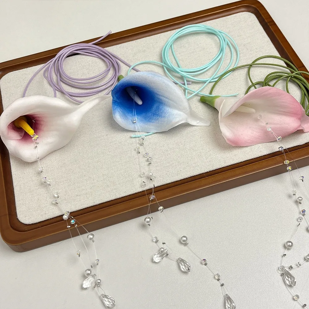 แฟชั่นยุ้ยCalla Lilyลูกปัดจี้V - String Of Pearls Plant บทวิจารณ์และราคา