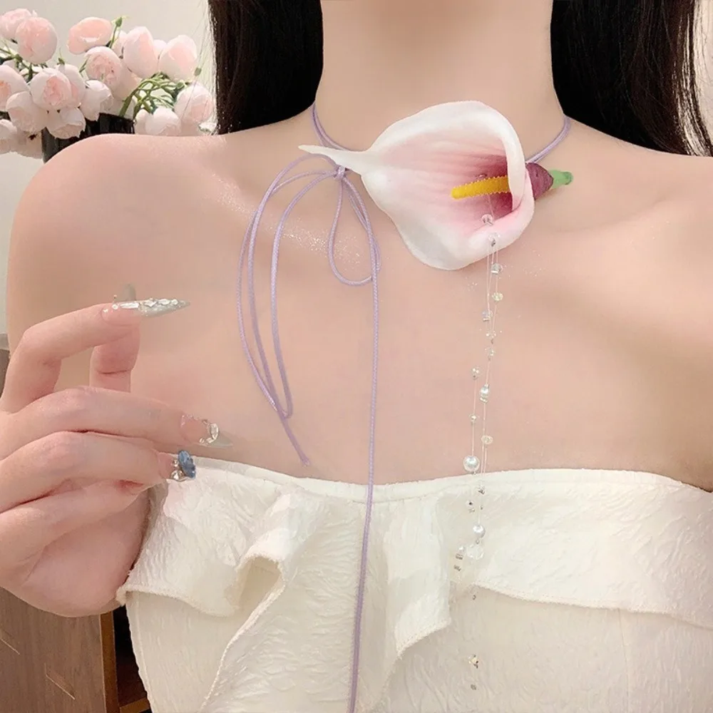 แฟชั่นยุ้ยCalla Lilyลูกปัดจี้V - String Of Pearls Plant บทวิจารณ์และราคา